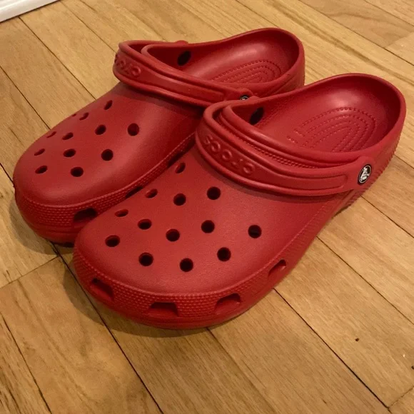 CROCS | Shoes | Red Crocs Never Worn | Poshmark display picture 2